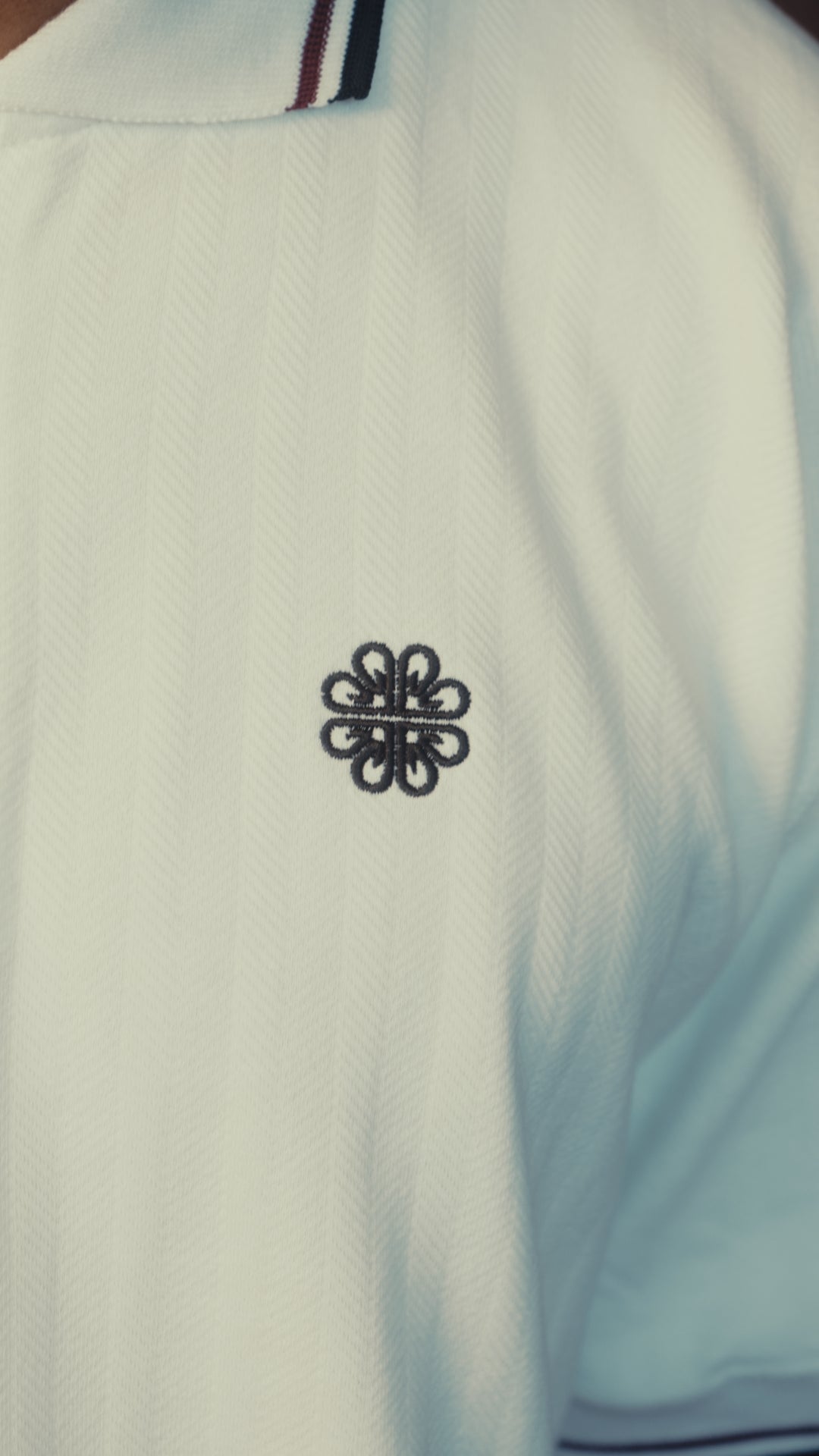 NEXUS HERRINGBONE POLO SHIRT