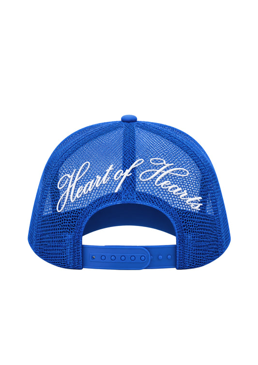 Nexus Midnight Blue Mesh Trucker Cap - White Embroidered Logo