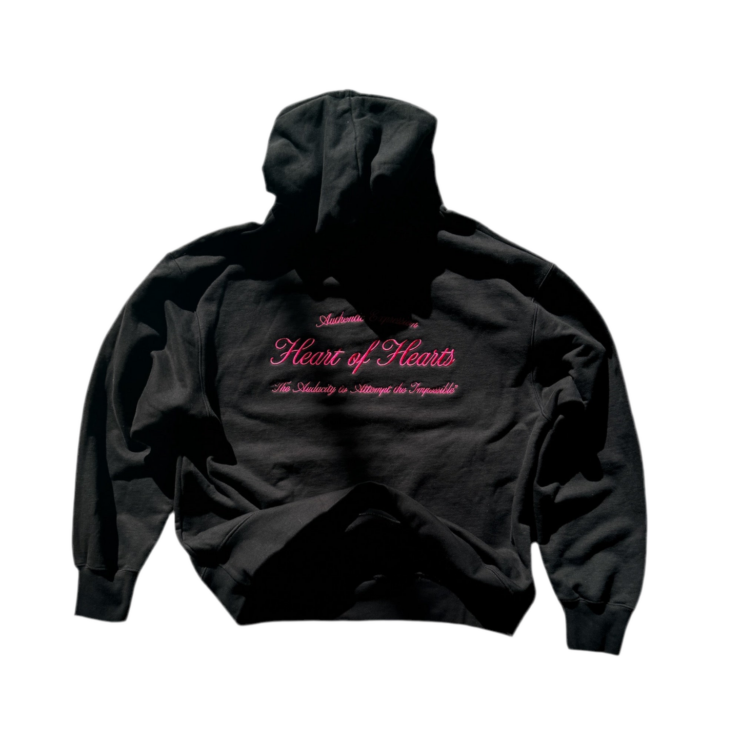AUDACITY BLACK/ PINK HOODIE