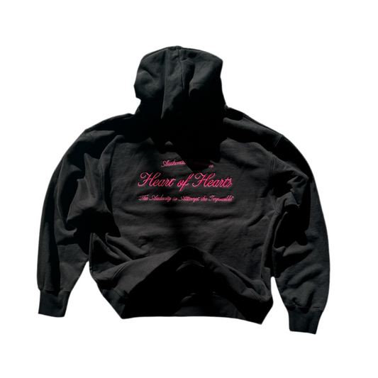 AUDACITY BLACK/ PINK HOODIE