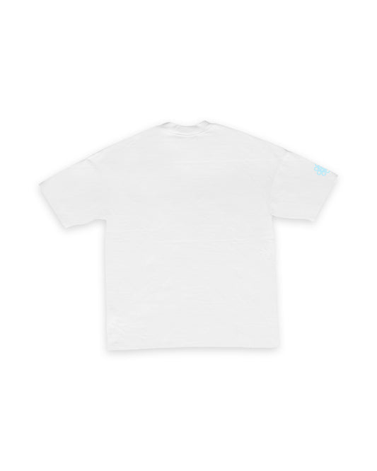 Varsity Heavyweight T-Shirt - White & Blue