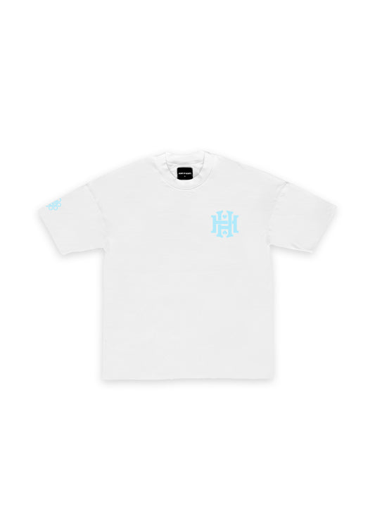 SKY BLUE VARSITY T-SHIRT