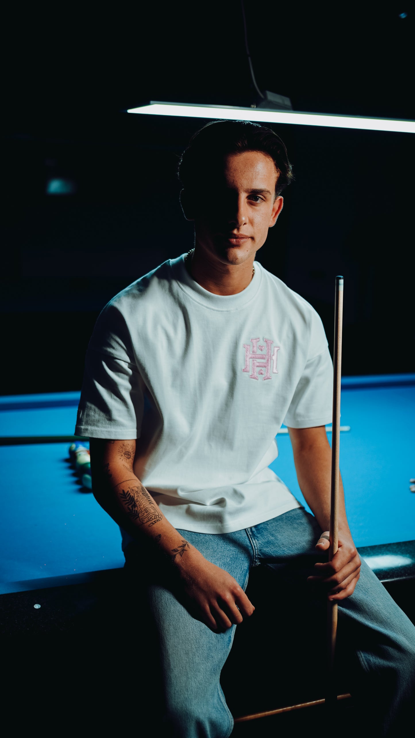 BABY PINK VARSITY T-SHIRT