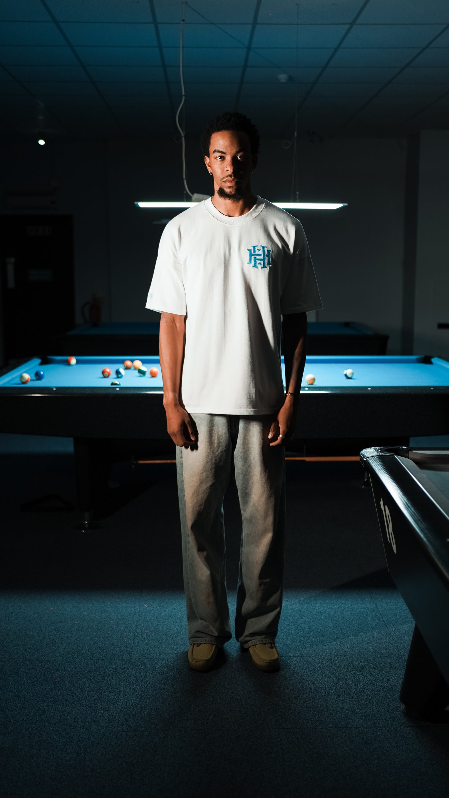 SKY BLUE VARSITY T-SHIRT