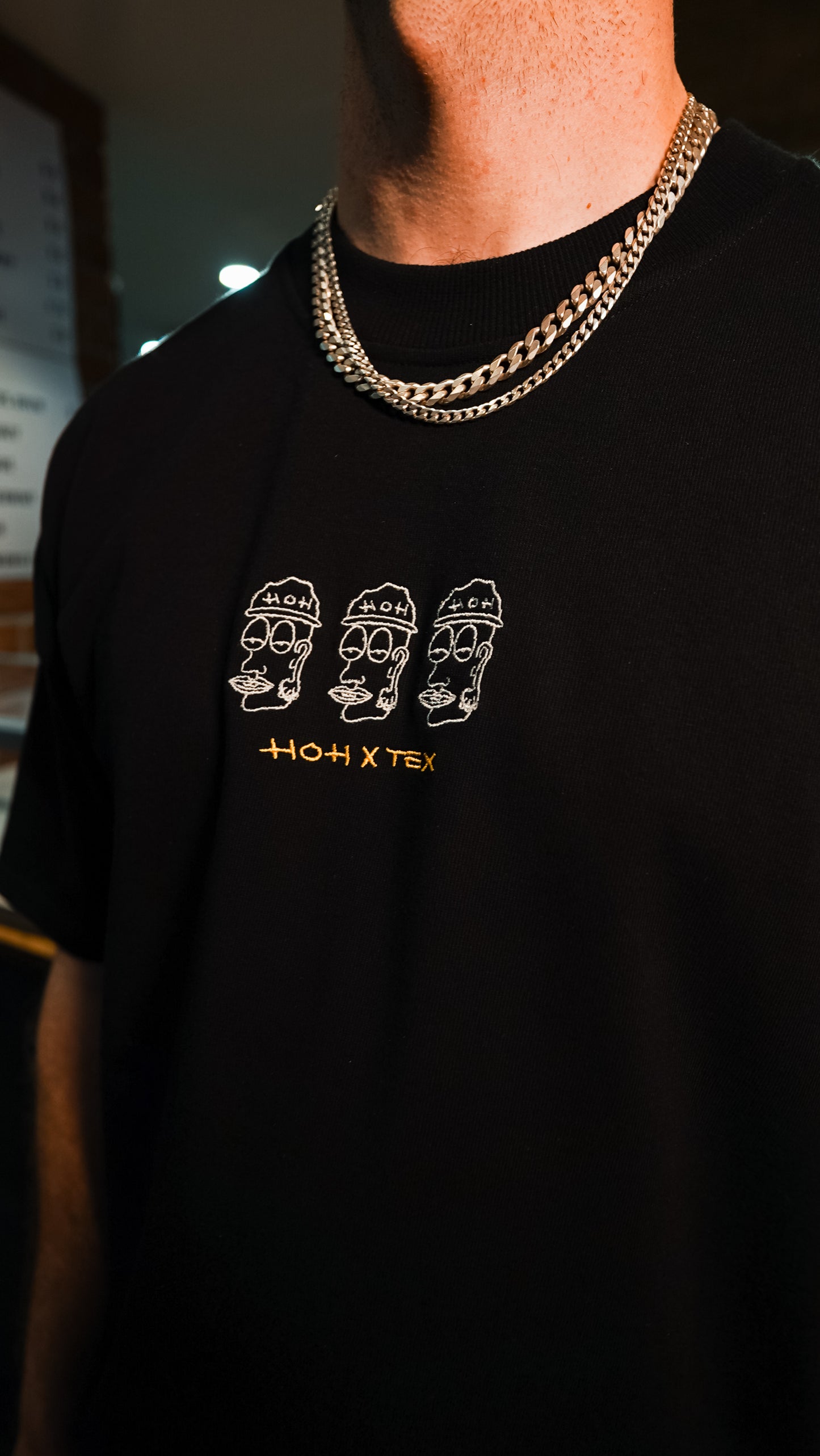 TEX COLLAB T-SHIRT - BLACK