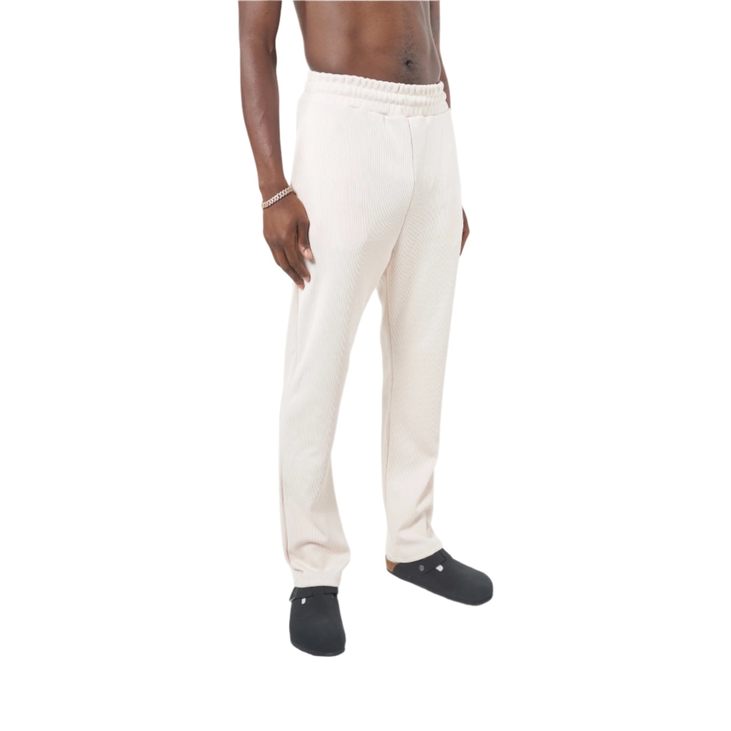 CORE RIBBED TROUSER - SAND