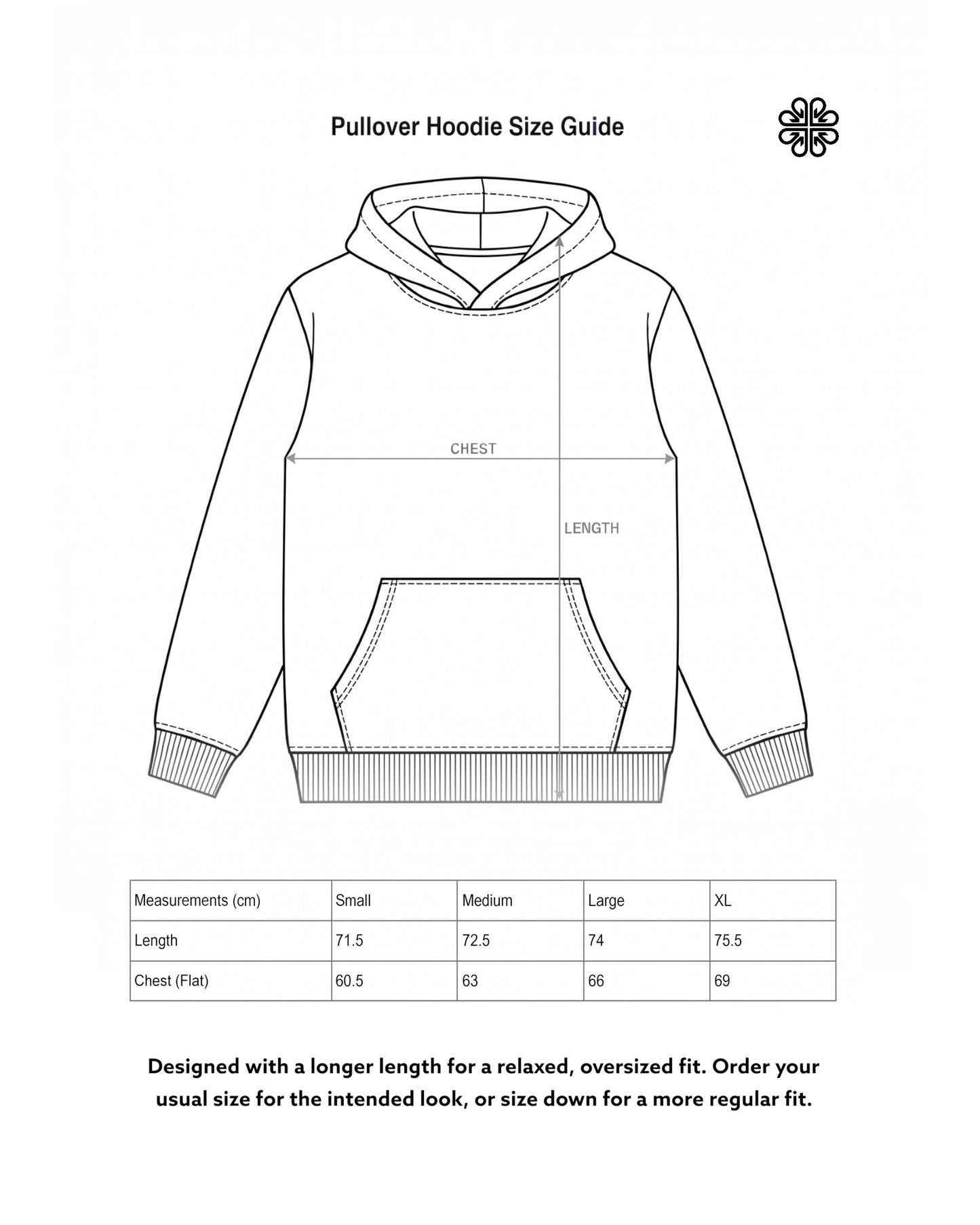 ALA Oversized Pullover Hoodie - Washed Brown