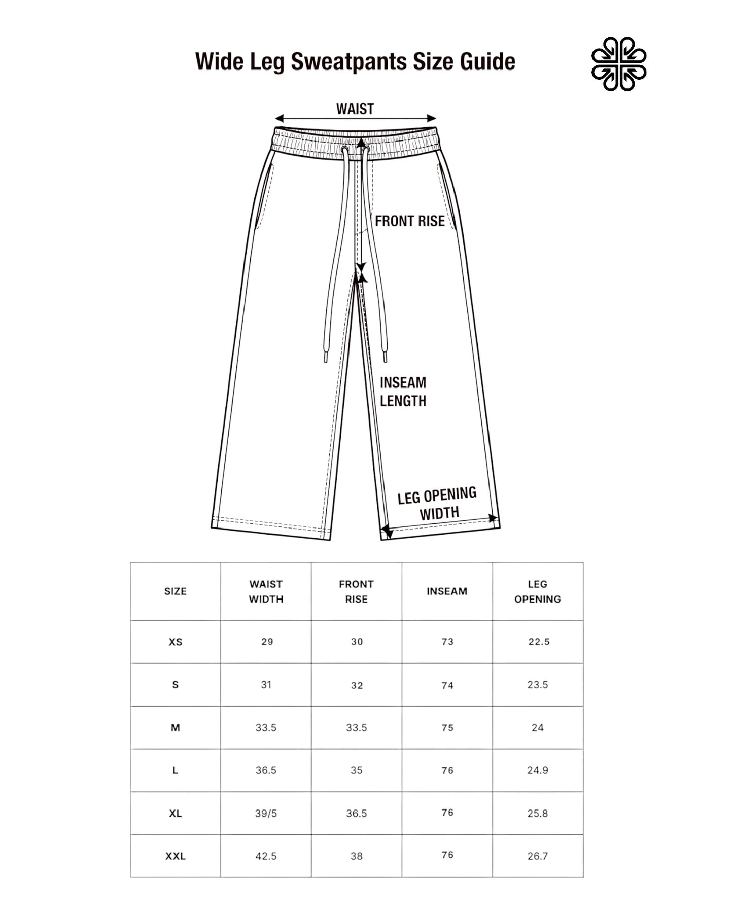 Nexus Wide Leg Sweatpants - Slate Blue