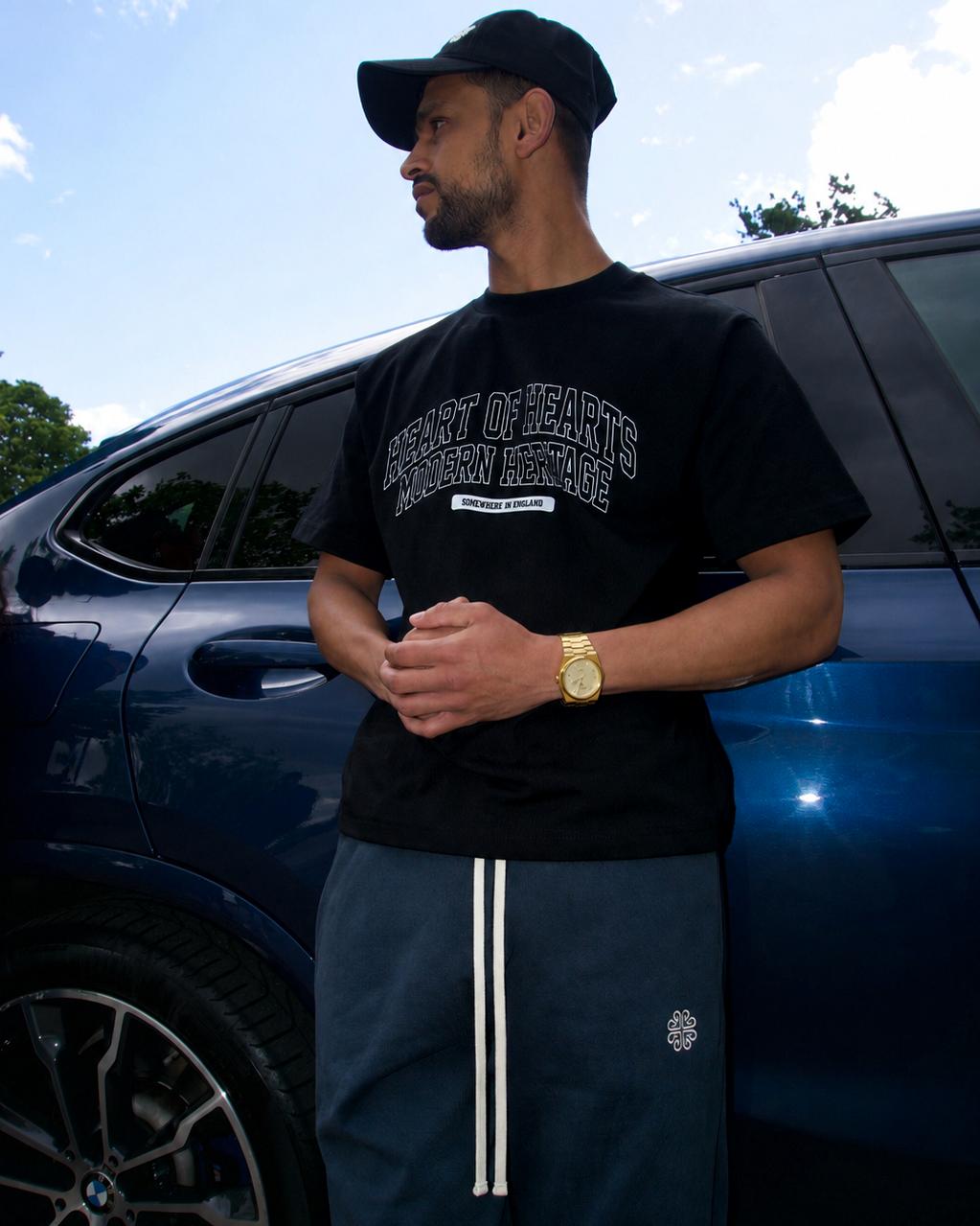 Modern Heritage Oversized Fit T-Shirt - Black