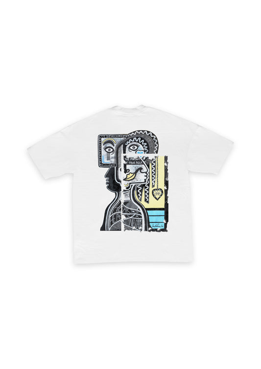 ALA T-SHIRT - WHITE WASHED PRINT