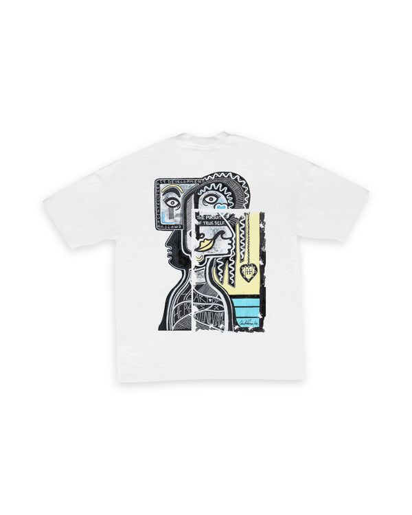 ALA White Heavyweight T-Shirt - Graphic Back Print