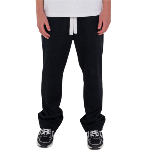 STAPLE BLACK/WHITE RIBBED TROUSERS