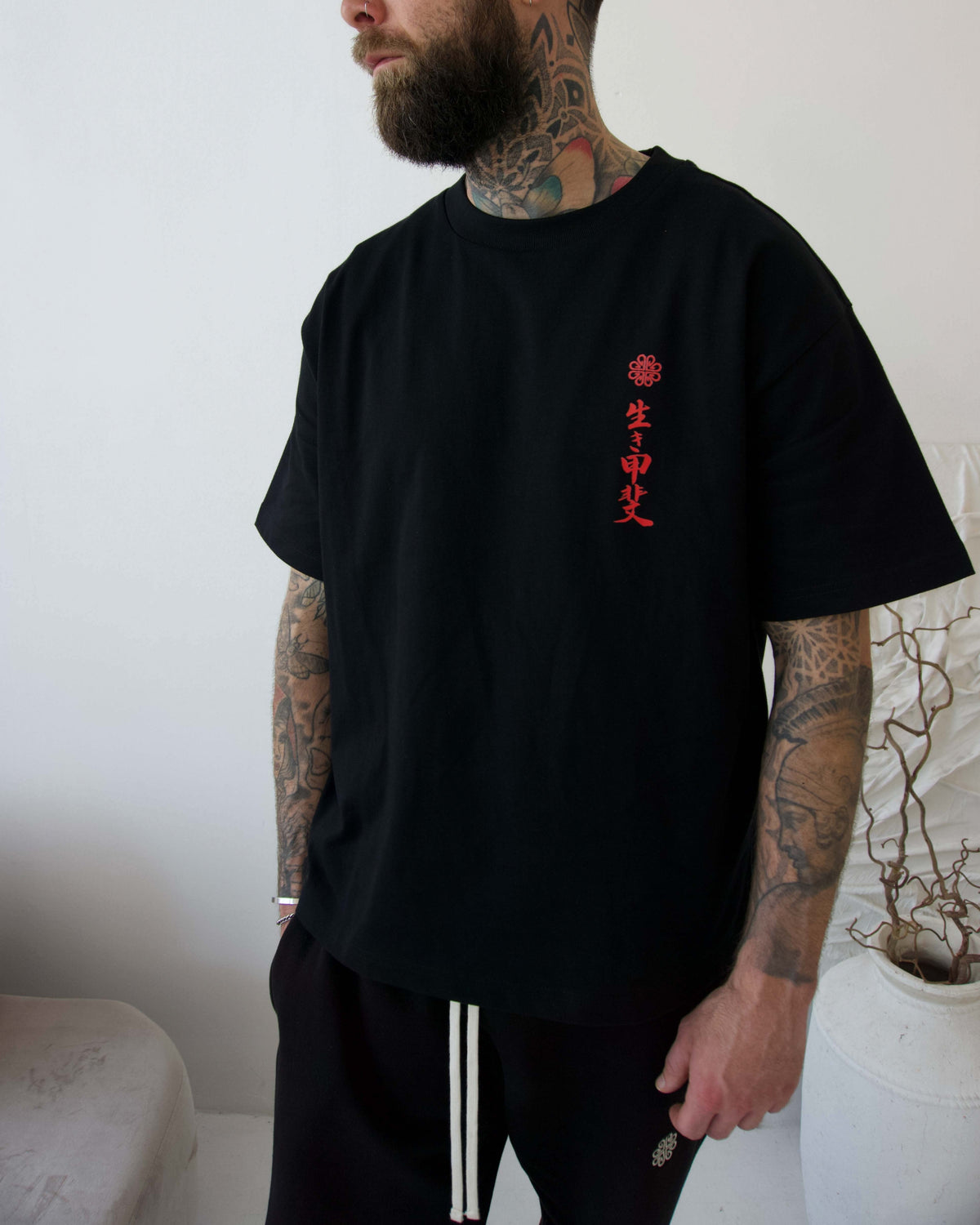 Ikigai Vol 2 Heavyweight Graphic T-Shirt - Black
