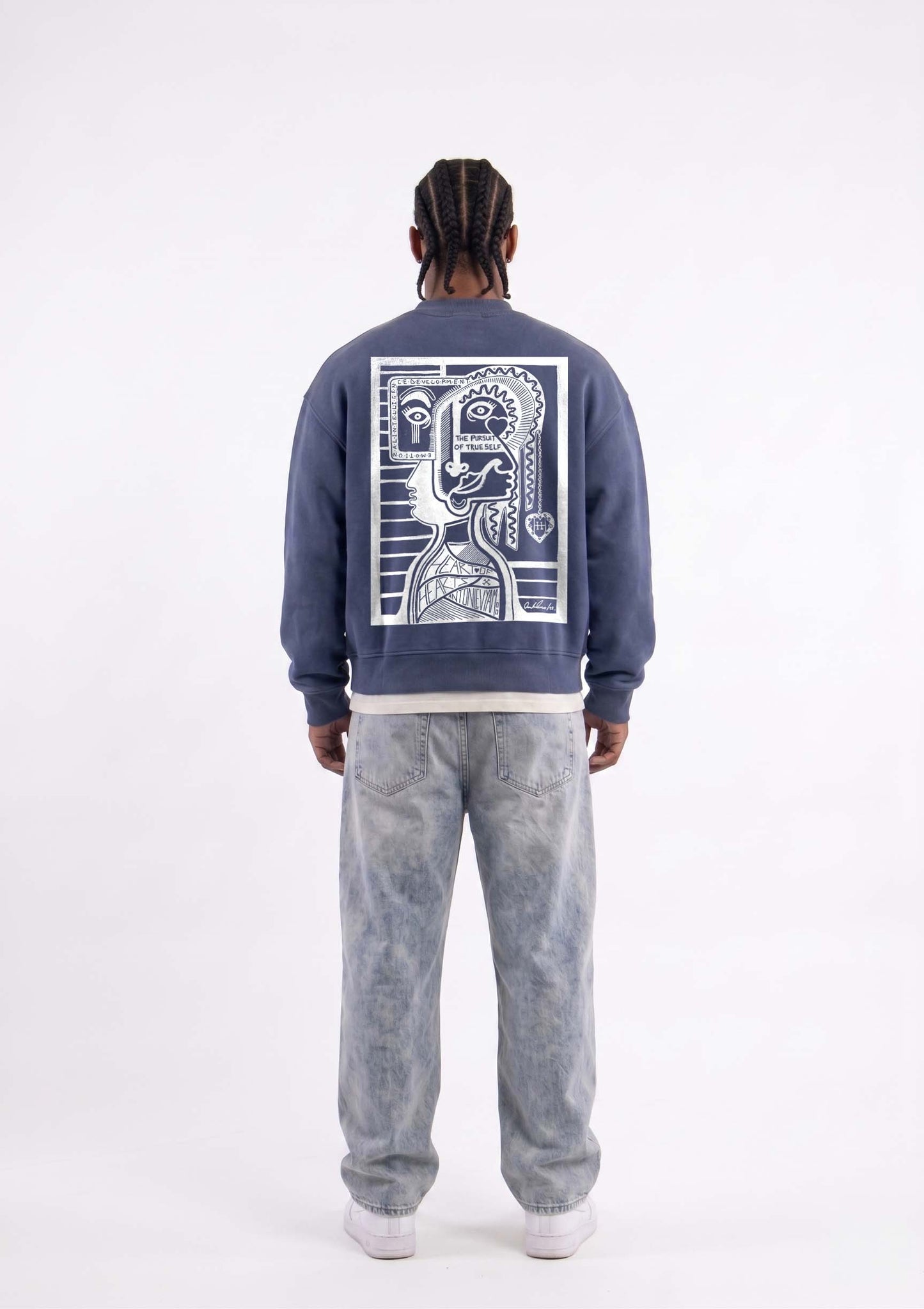 ALA Heavyweight Sweatshirt - Washed Navy