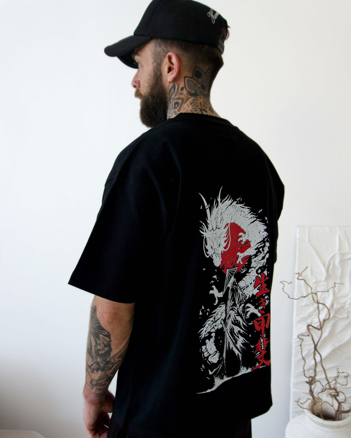 Ikigai Vol 2 Heavyweight Graphic T-Shirt - Black
