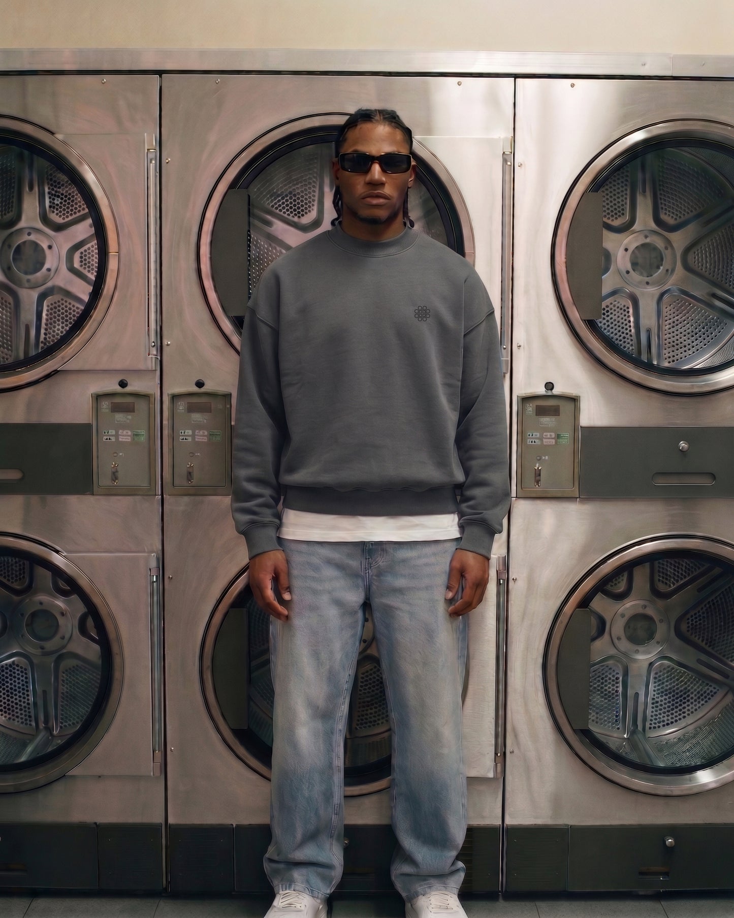 Nexus Heavyweight Sweatshirt - Washed Grey