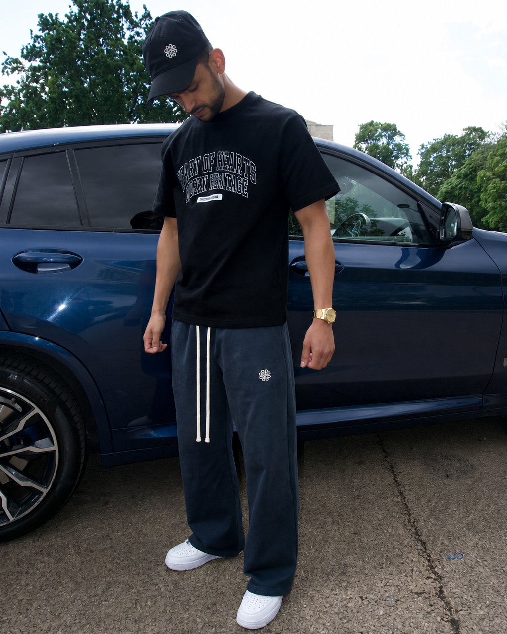 Modern Heritage Oversized Fit T-Shirt - Black