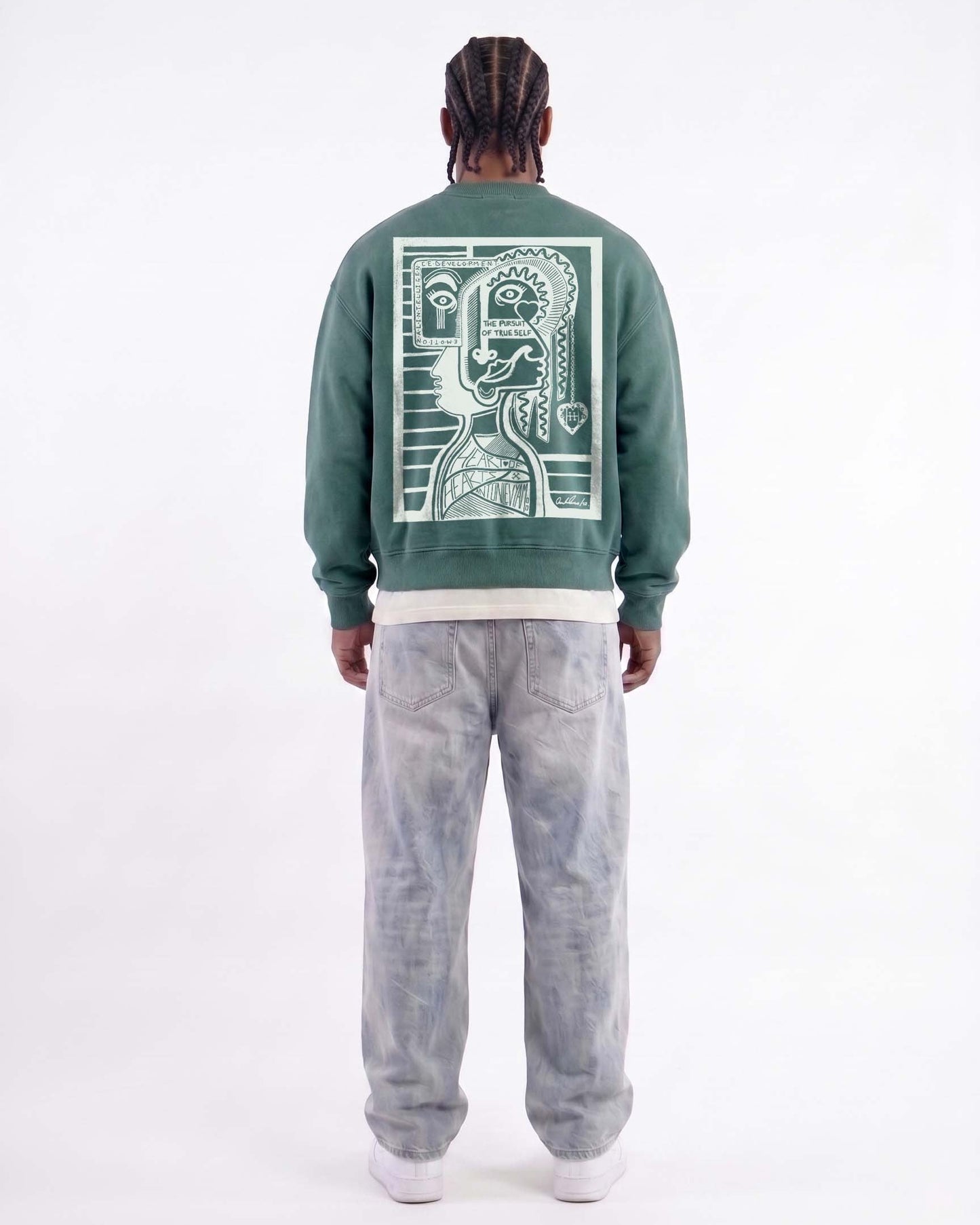 ALA Heavyweight Sweatshirt - Washed Green