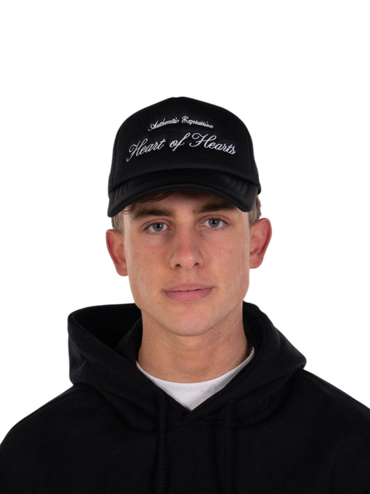 STAPLE BLACK TRUCKER CAP