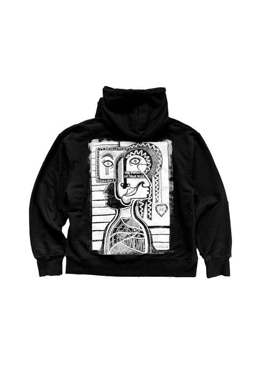 BLACK ALA HOODIE - S24