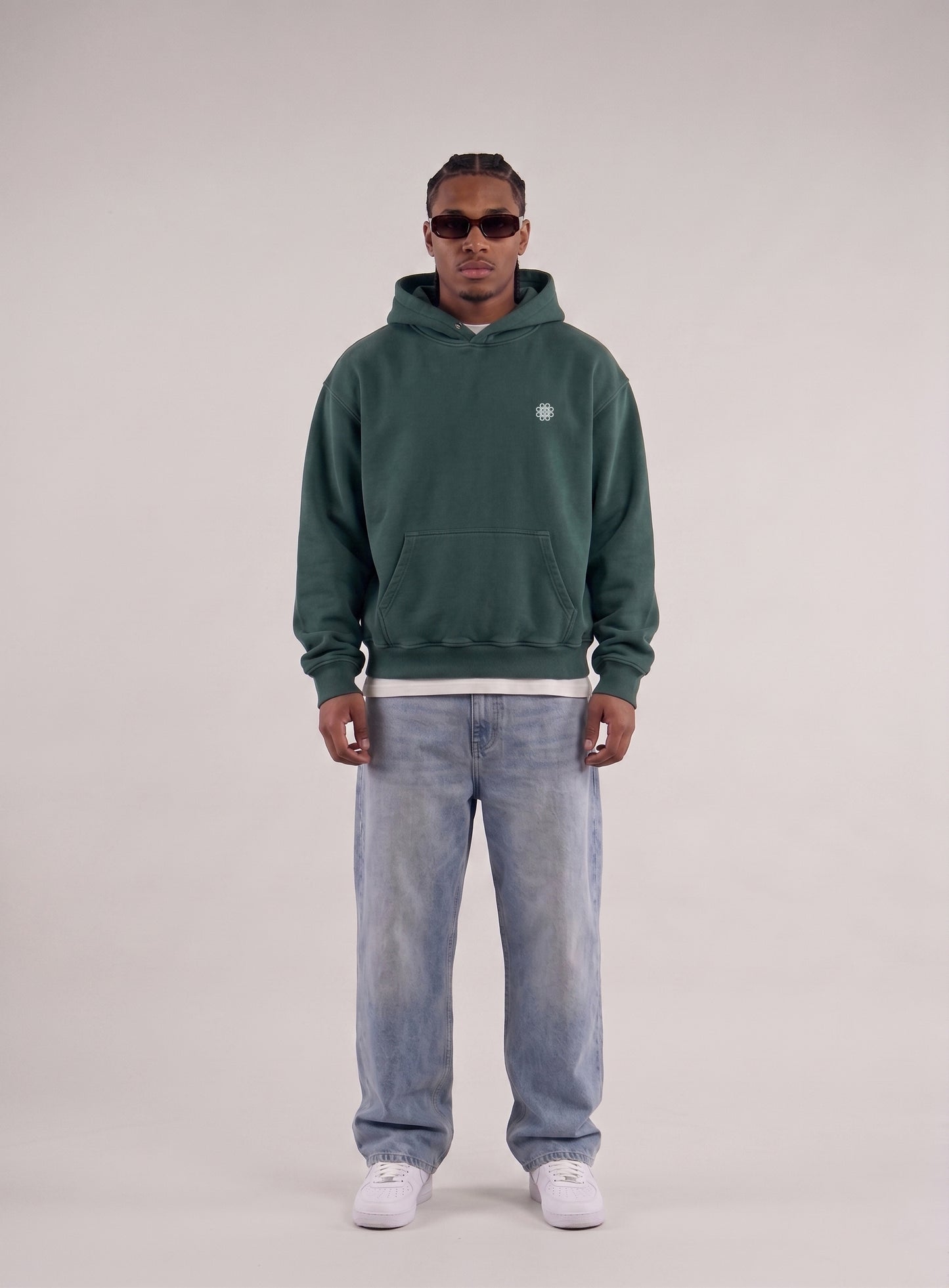 ALA HOODIE - WASHED GREEN
