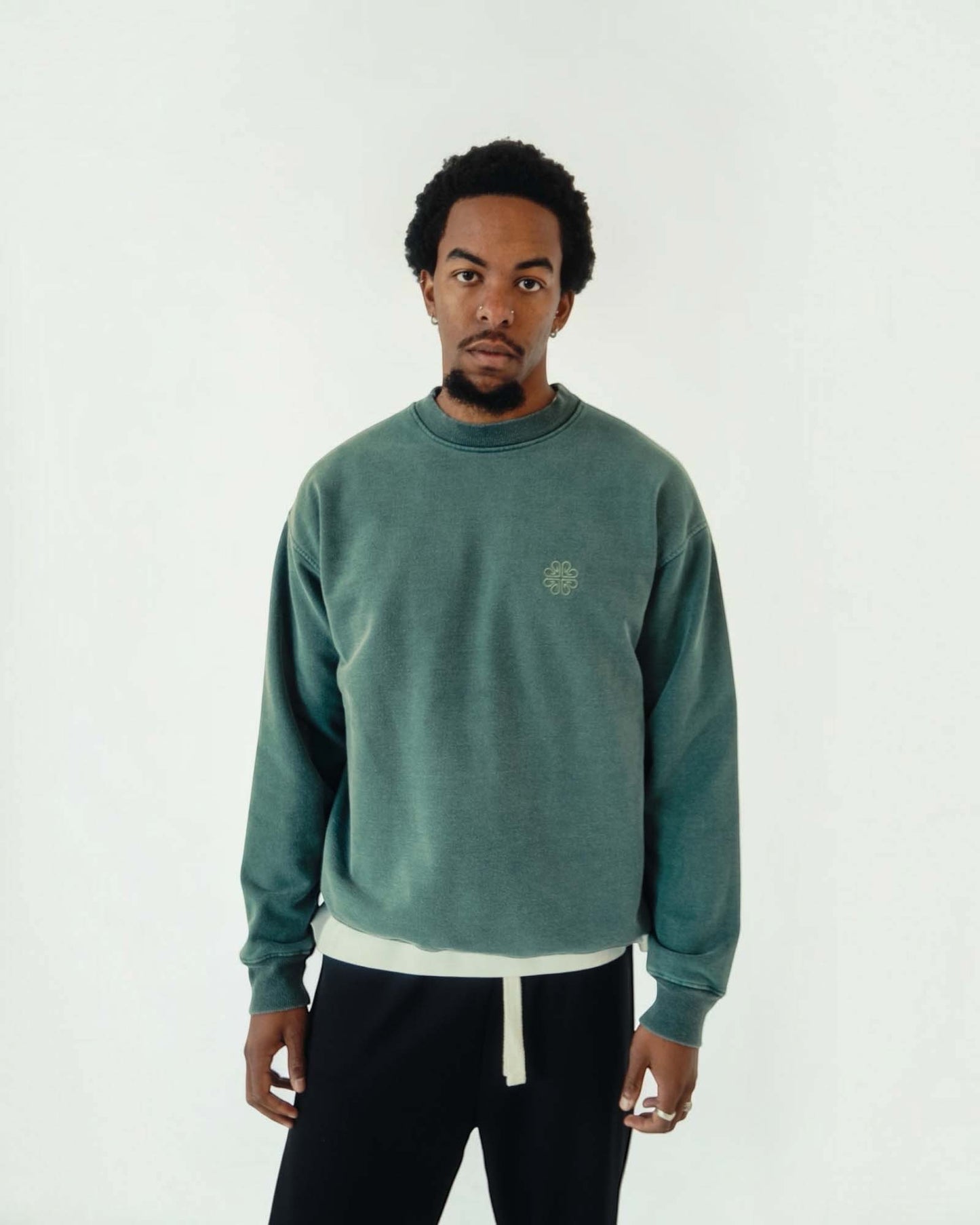 Nexus Heavyweight Sweatshirt - Washed Green
