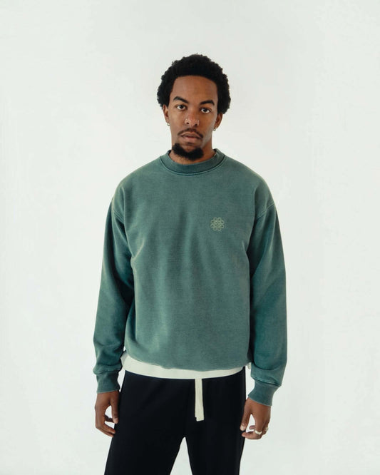 Nexus Heavyweight Sweatshirt - Washed Green