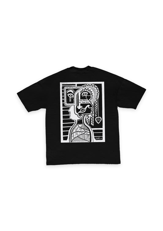 ALA T-SHIRT 25 - BLACK/WHITE