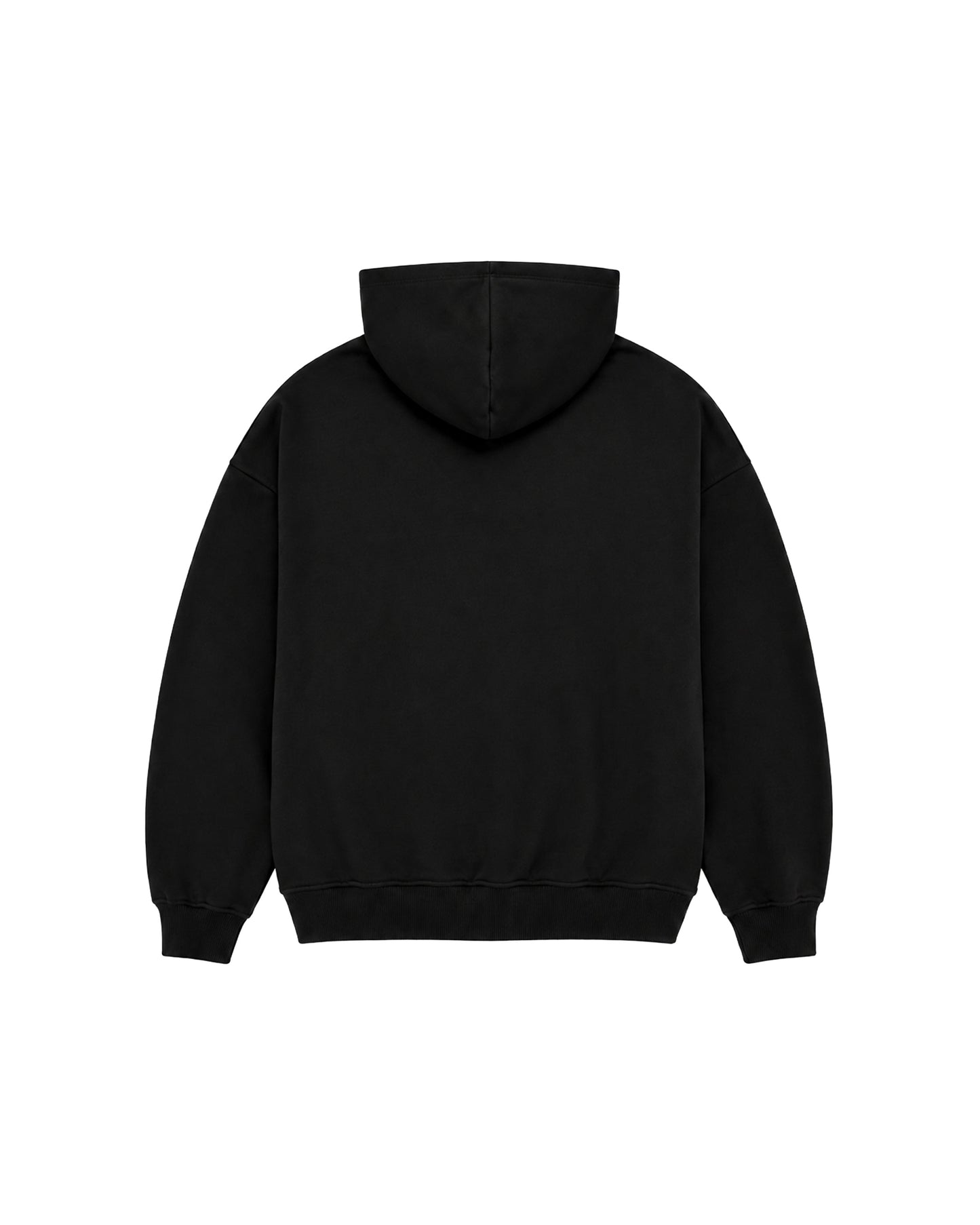 Nexus Double Zip Hoodie - Black