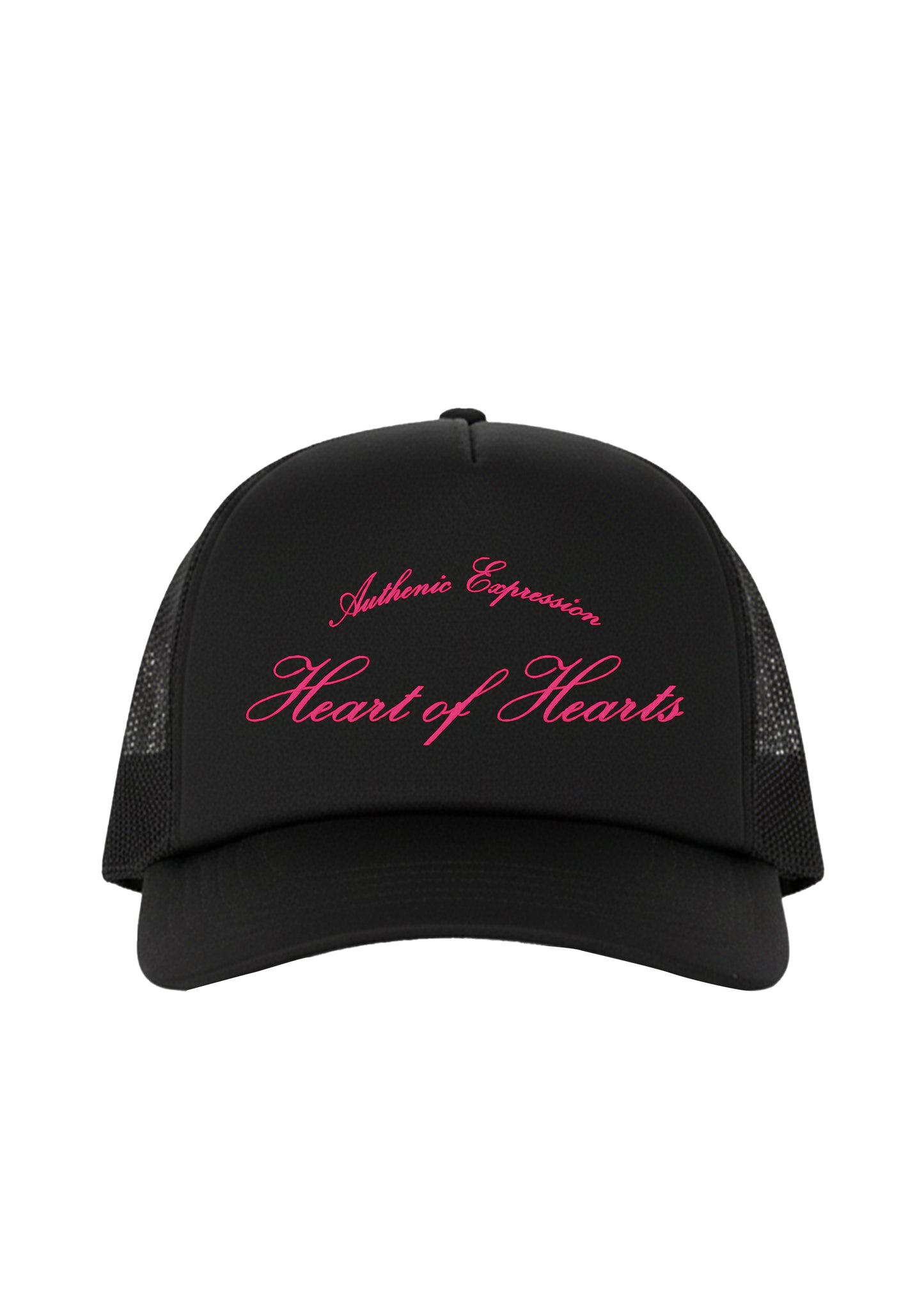 AUDACITY BLACK/ PINK TRUCKER CAP