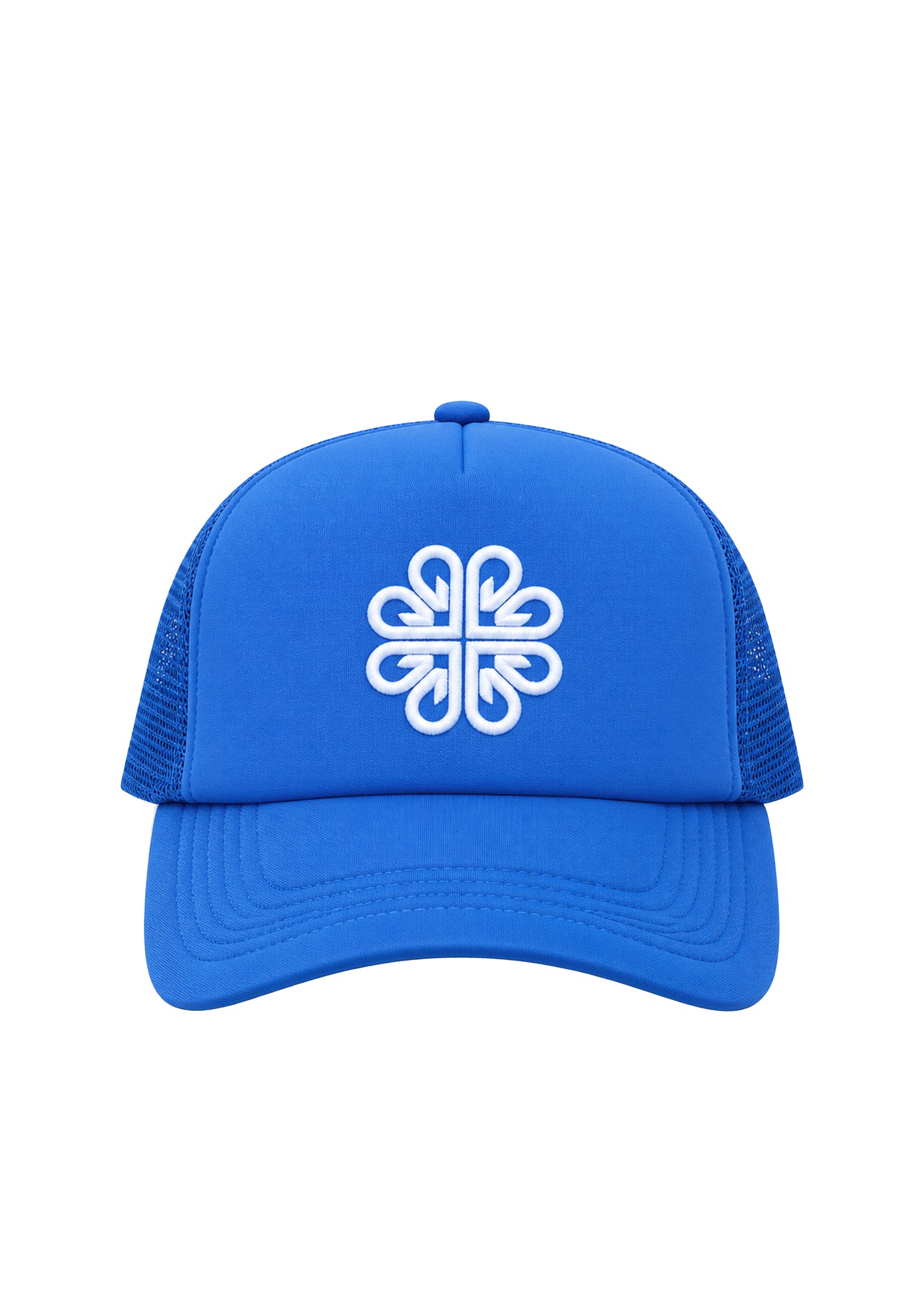 Nexus Midnight Blue Mesh Trucker Cap - White Embroidered Logo