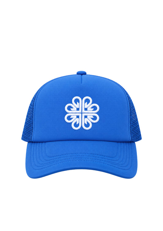 Nexus Midnight Blue Mesh Trucker Cap - White Embroidered Logo