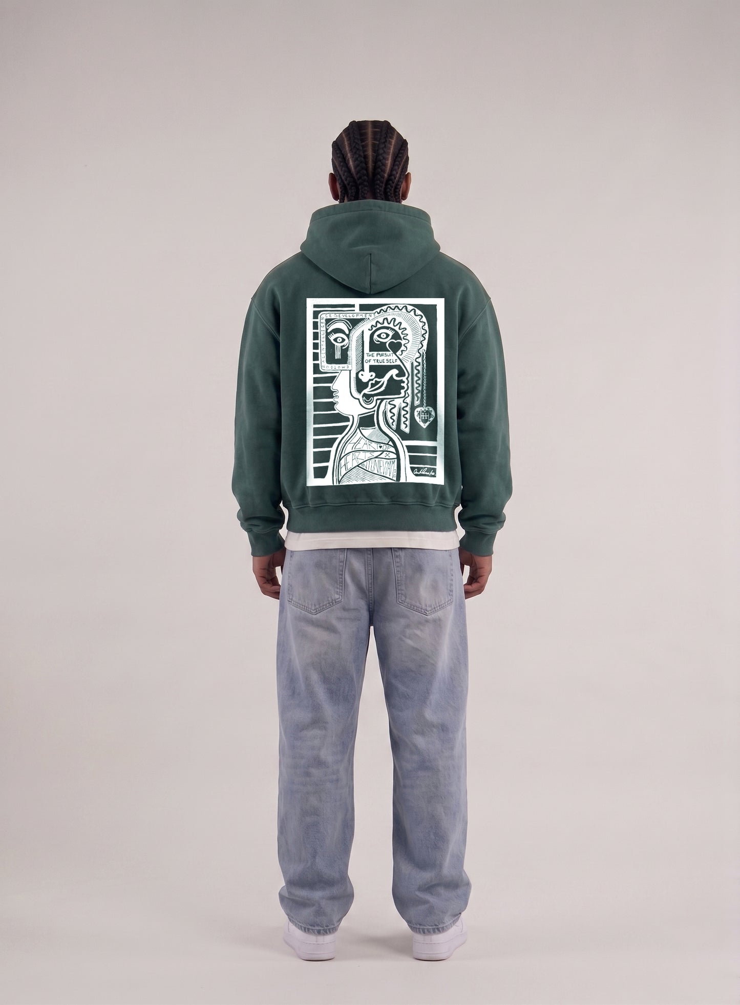 ALA HOODIE - WASHED GREEN