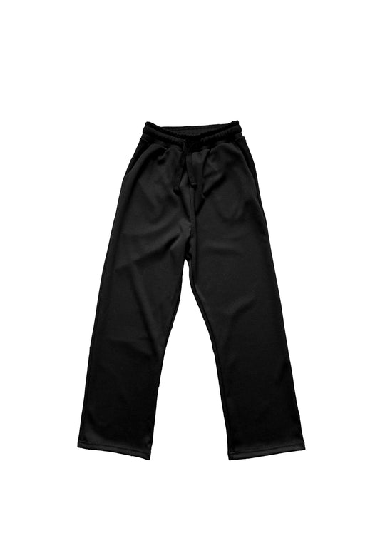 STAPLE BLACK/BLACK RIBBED TROUSERS