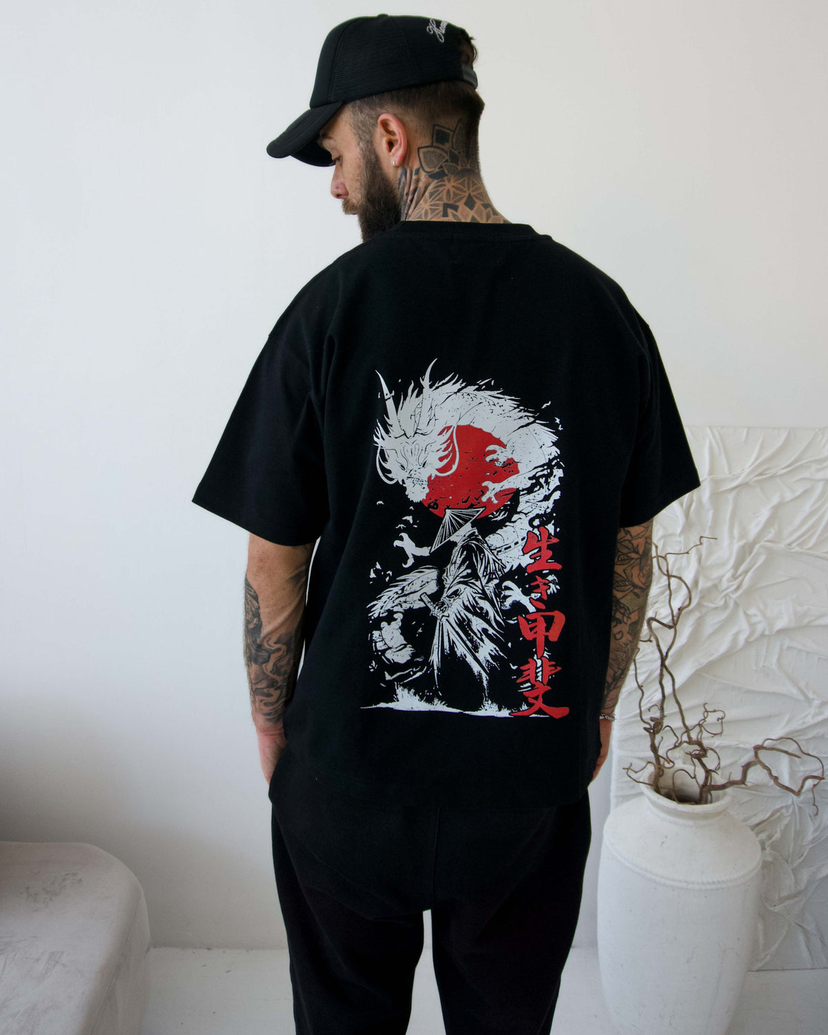 Ikigai Vol 2 Heavyweight Graphic T-Shirt - Black