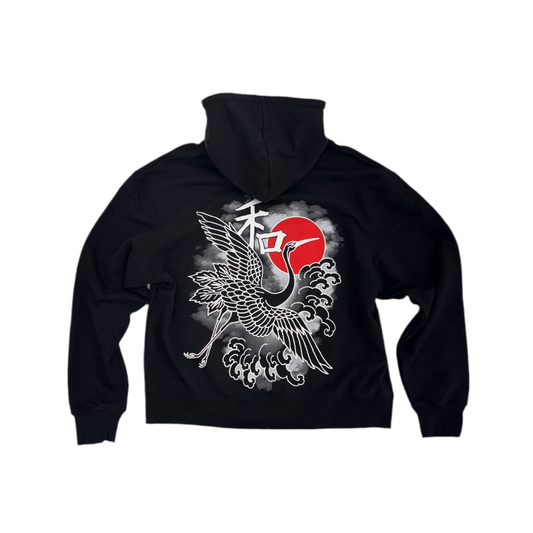 BLACK IKIGAI HOODIE