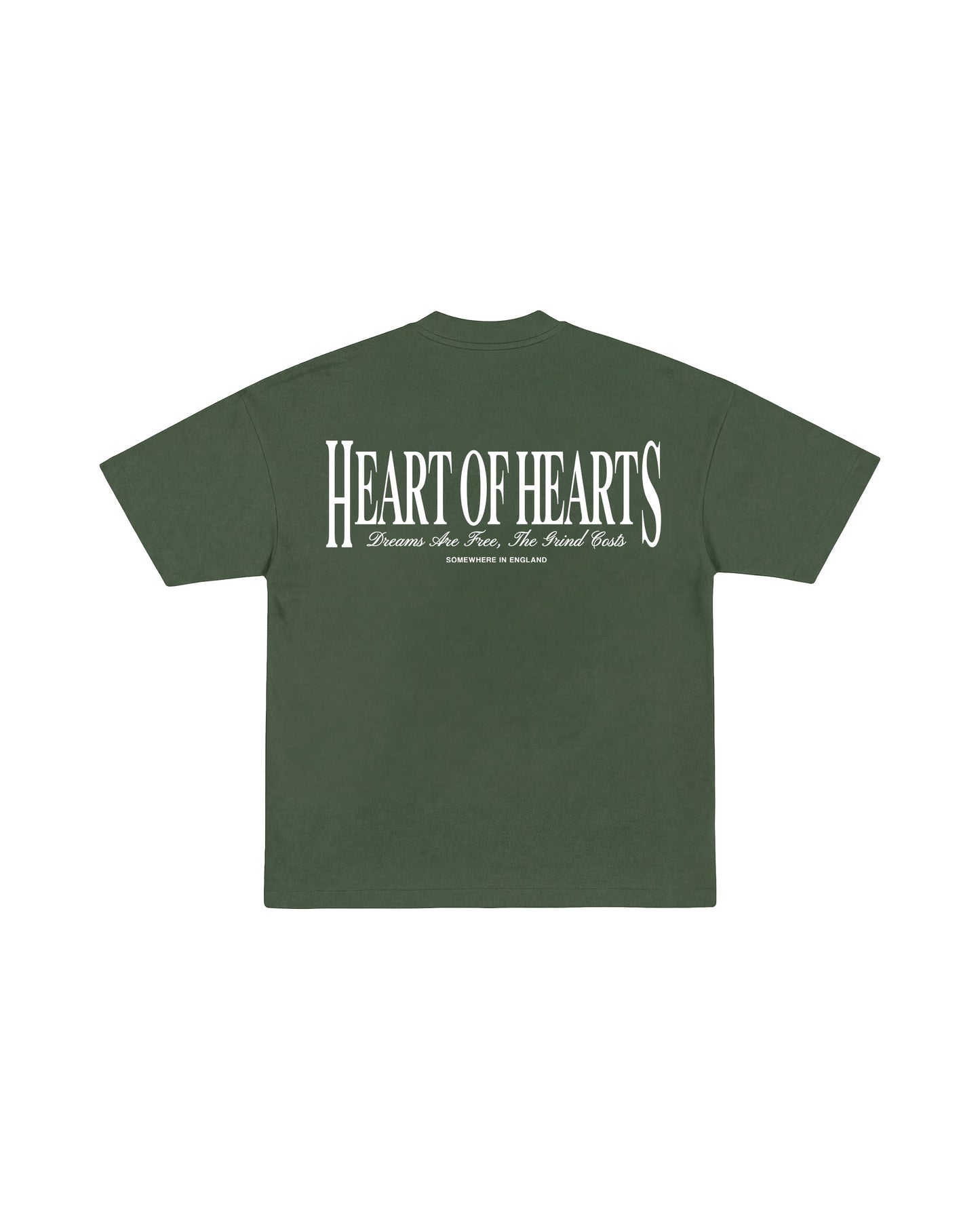 Dreams Are Free Boxy Fit T-Shirt - Green