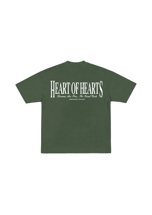 Dreams Are Free Box Fit T-Shirt - Green