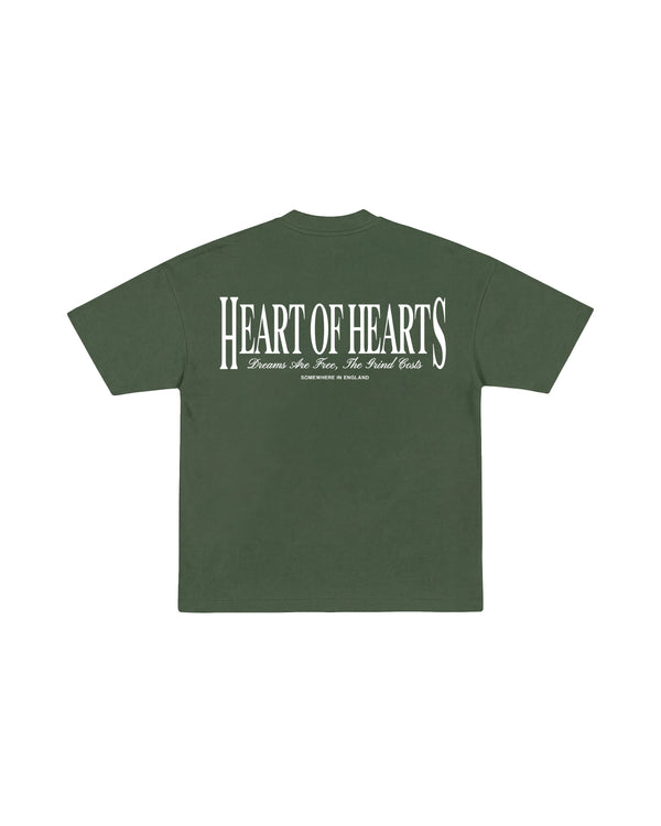 Dreams Are Free Boxy Fit T-Shirt - Green