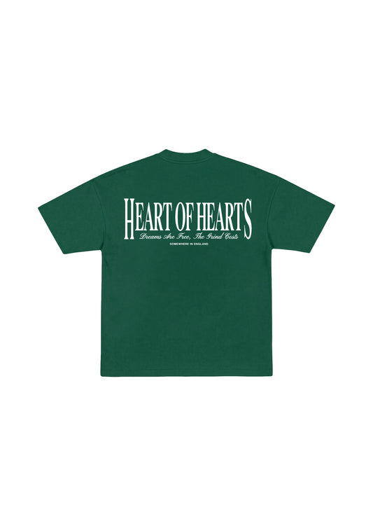 Dreams Are Free Boxy Fit T-Shirt - Forest Green