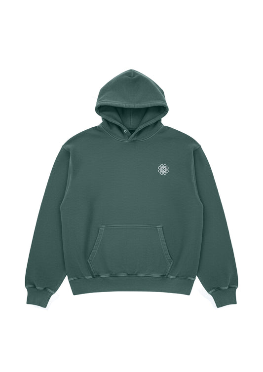 NEXUS HEAVYWEIGHT HOODIE - VINTAGE GREEN