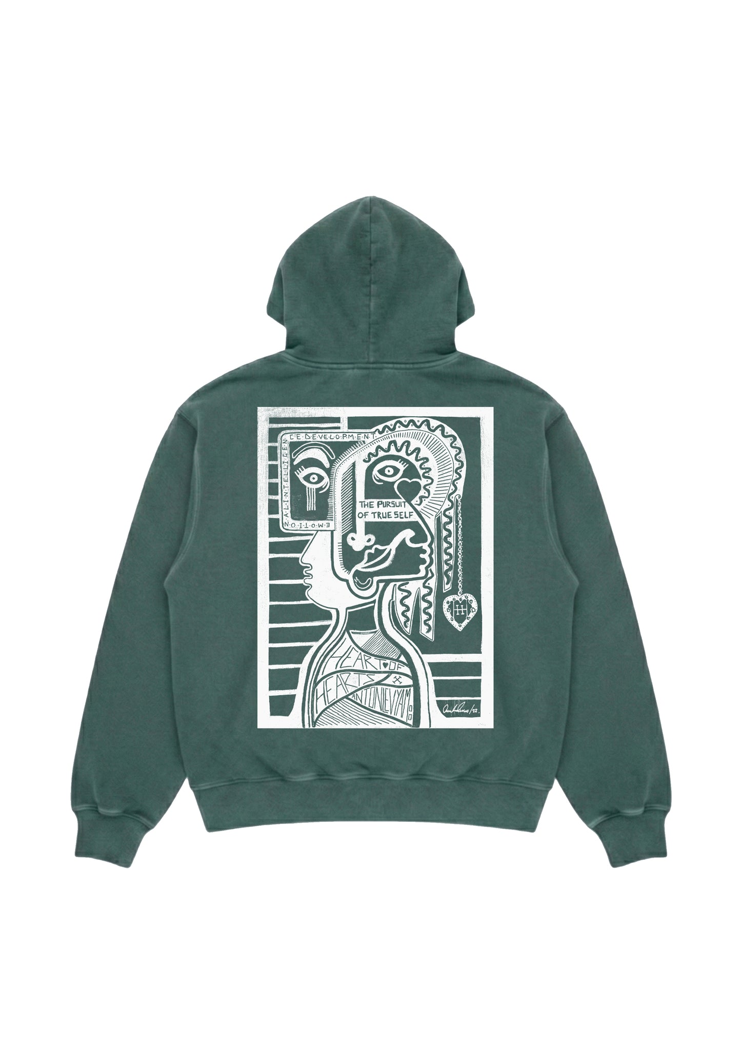 ALA HOODIE - WASHED GREEN