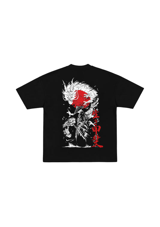 Ikigai Vol 2 Heavyweight Graphic T-Shirt - Black