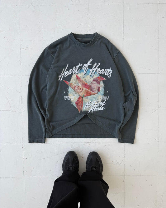 Somewhere in England Distressed Long Sleeve.
