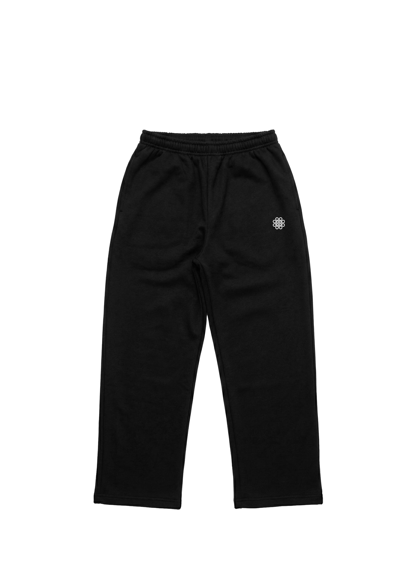 NEXUS STRAIGHT LEG SWEATPANTS - BLACK