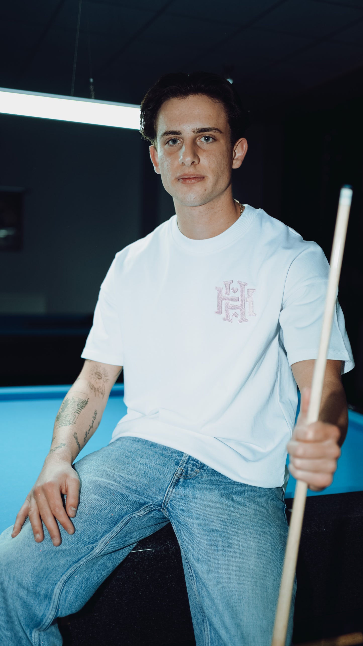 BABY PINK VARSITY T-SHIRT