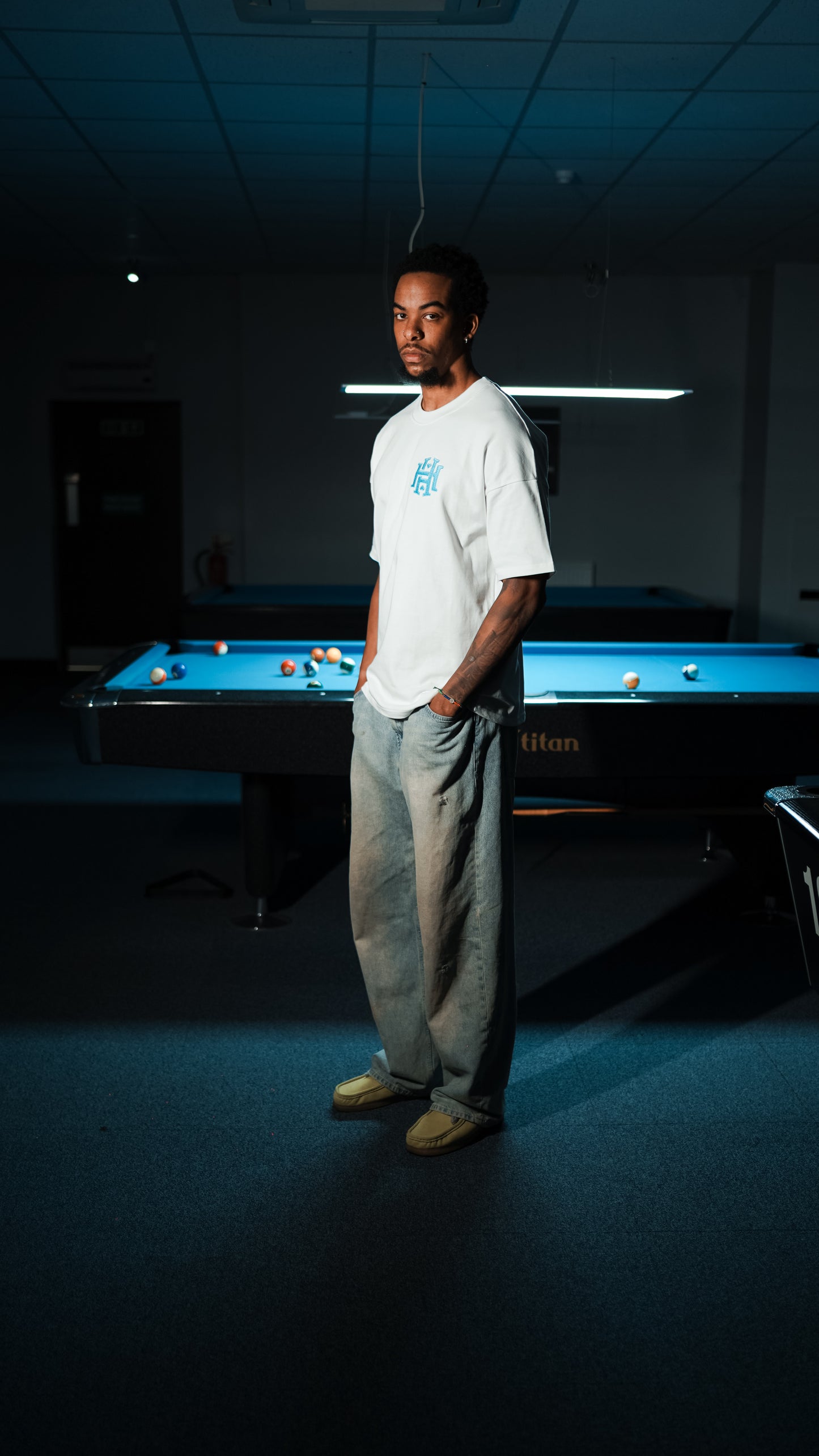 SKY BLUE VARSITY T-SHIRT