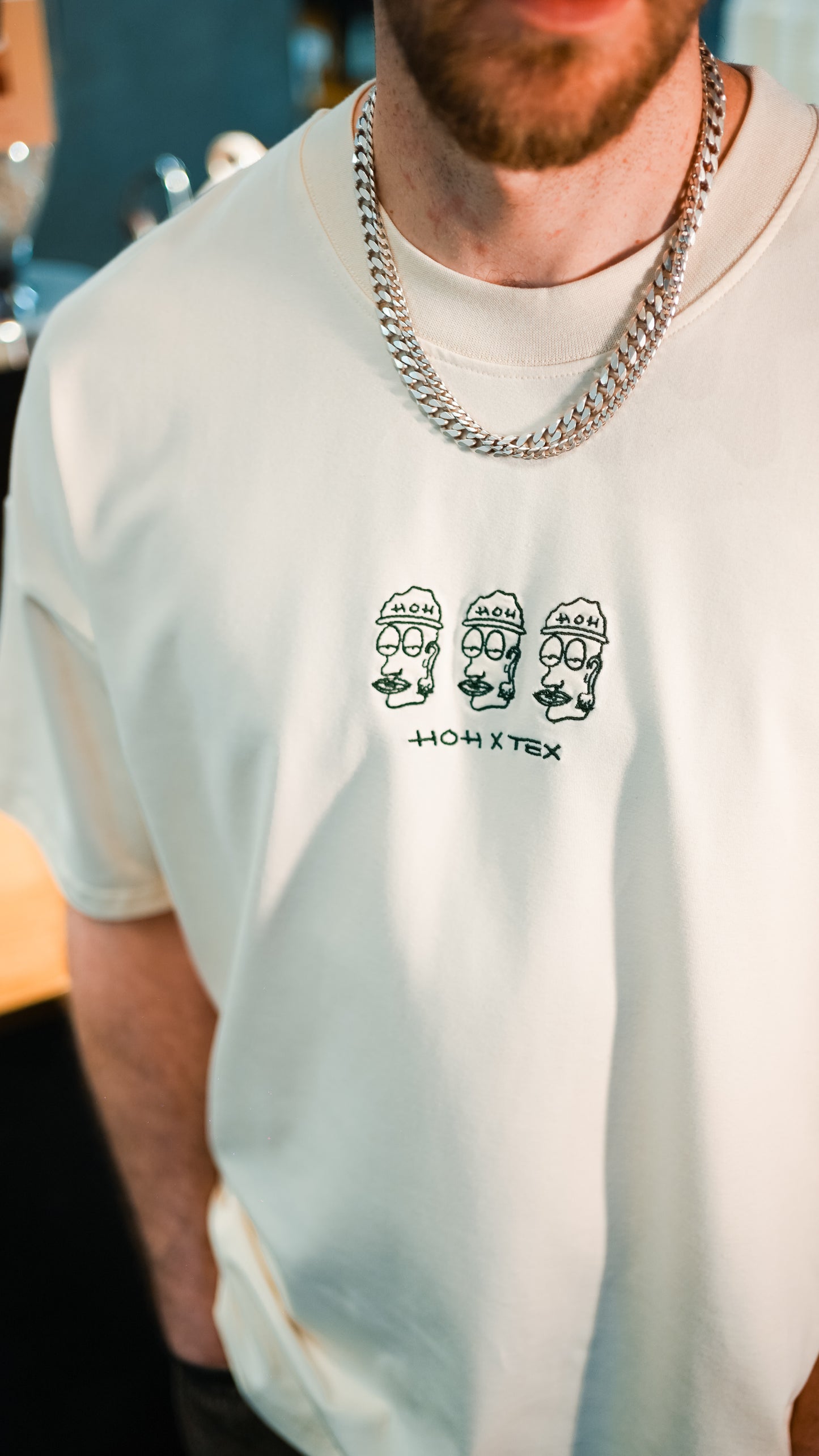 TEX COLLAB T-SHIRT - ECRU