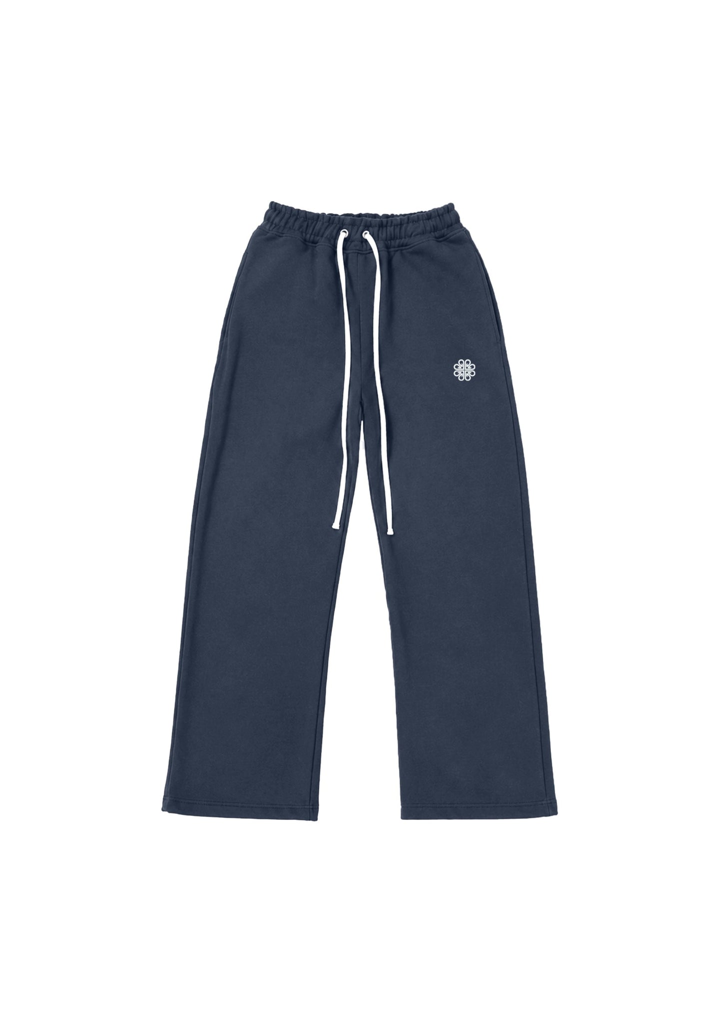 Nexus Wide Leg Sweatpants - Slate Blue
