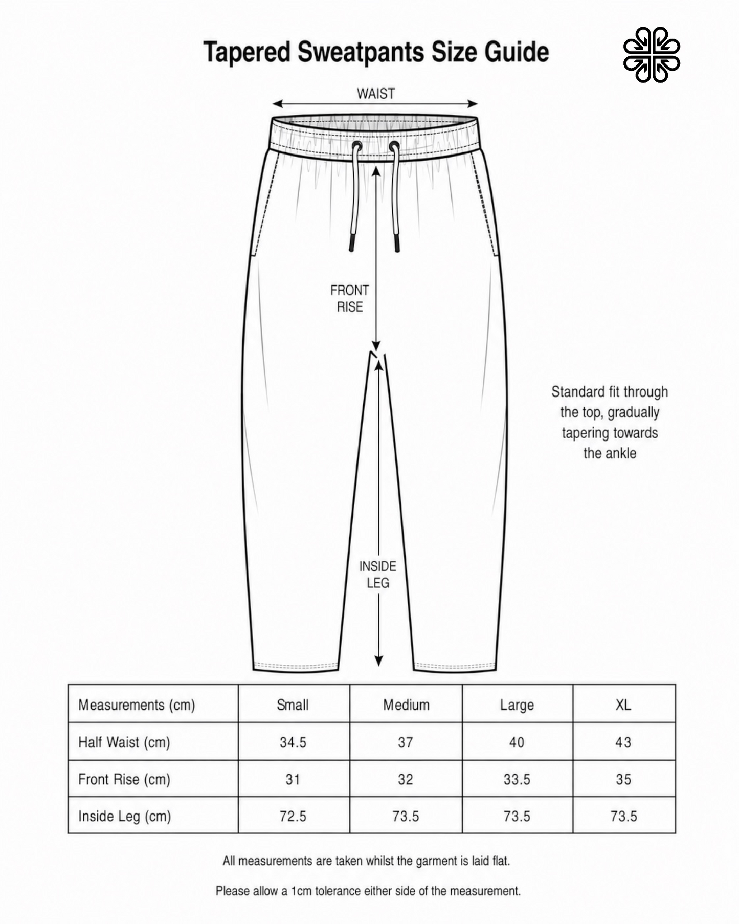 FRDM Logo Heavyweight Sweatpants - Black